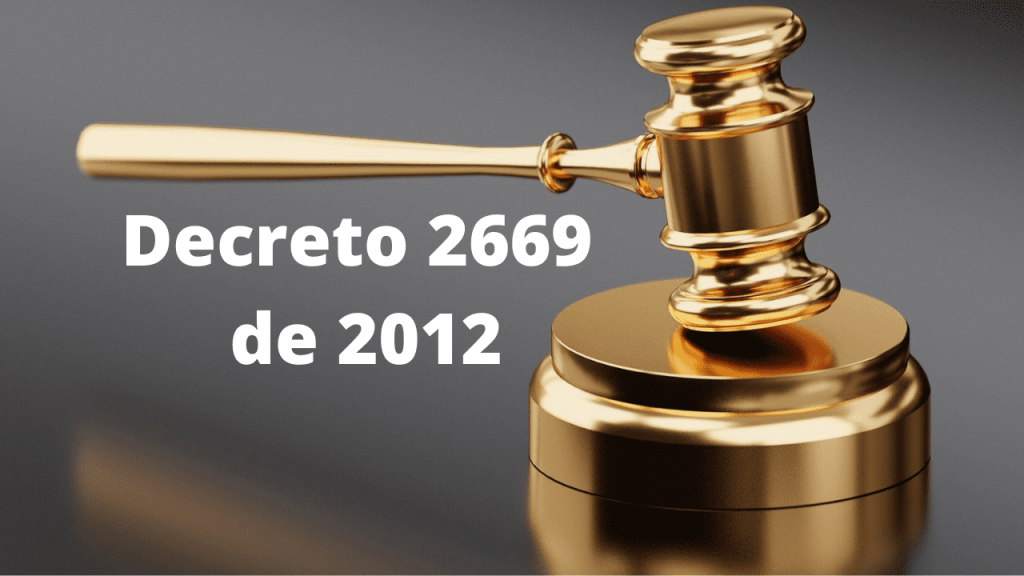 DECRETO 2669 DE 2012 factoring pdf