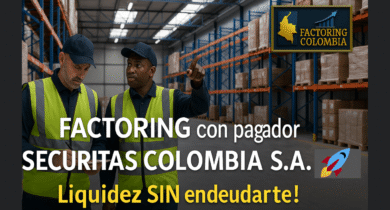 Factoring con pagador Securitas Colombia S.A., empresa líder en seguridad privada con presencia nacional.